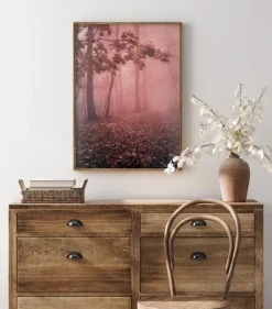 Pink Forrest Plakat (21x29.7 cm (A4))