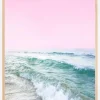 Pink Sky Beach Plakat (21x29.7 cm (A4))