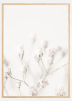 Pink Small Flowers Plakat (21x29.7 cm (A4))