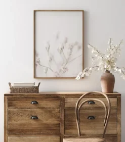 Pink Small Flowers Plakat (21x29.7 cm (A4))