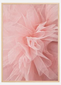 Pink tulle Plakat (21x29.7 cm (A4))