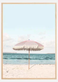 Pink Umbrella Plakat (21x29.7 cm (A4))