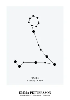 Pisces - stjernetegn (21x29,7 cm (A4))