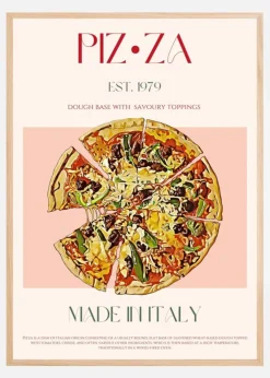 Pizza Plakat (21x29.7 cm (A4))