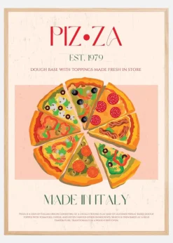 Pizza Plakat (21x29.7 cm (A4))