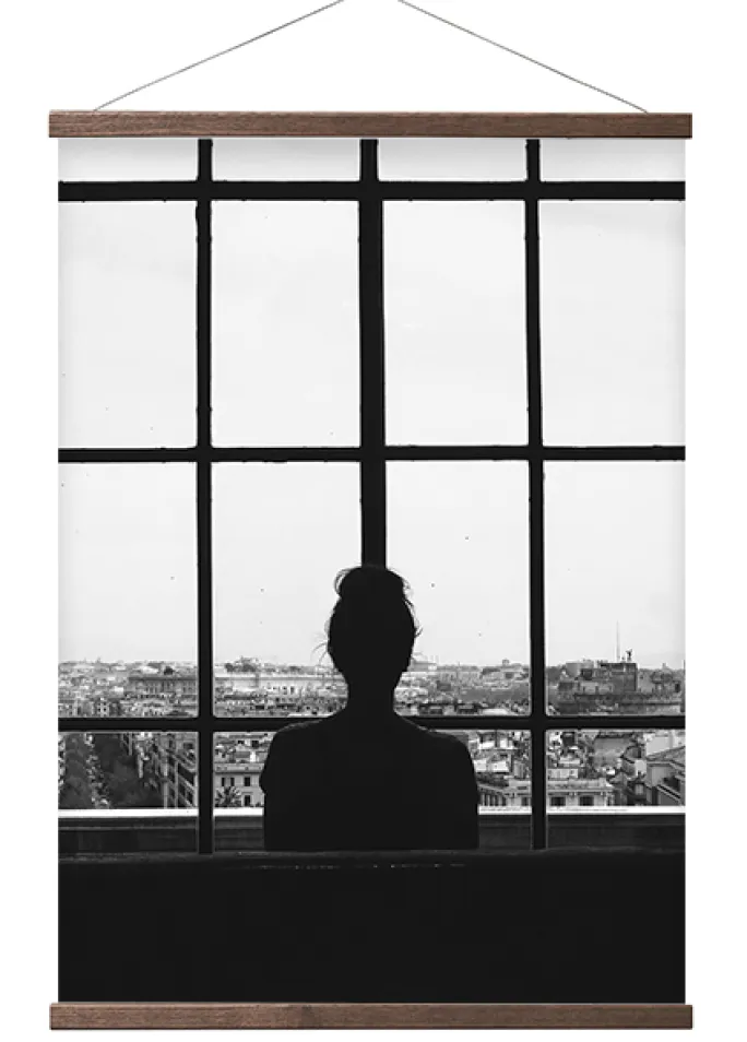 Plakatlister ChiCura Mørk Ask - 100 cm