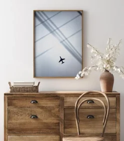 Plane In The Sky Plakat (21x29.7 cm (A4))