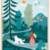 Poodle Walk Plakat (21x29.7 cm (A4))