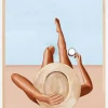 Poolside Girl Plakat (21x29.7 cm (A4))