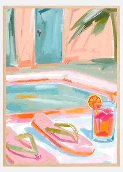 Pooltime Plakat (21x29.7 cm (A4))