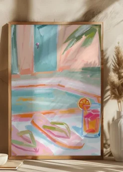 Pooltime Plakat (21x29.7 cm (A4))