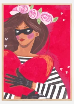 Portrait woman you stole my heart Plakat (21x29.7 cm (A4))