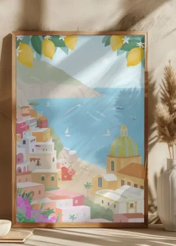 Positano Plakat (21x29.7 cm (A4))