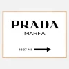 Prada Black Plakat (21x29.7 cm (A4))