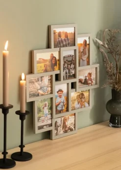 Preppy Collageramme Grå - 10 Billeder