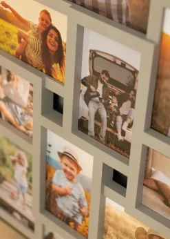 Preppy Collageramme Grå - 10 Billeder