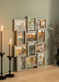 Preppy Collageramme Grå - 12 Billeder