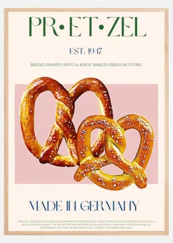 Pretzel Print Plakat (21x29.7 cm (A4))