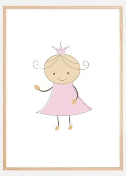 Prinsesse Plakat (30x40 cm)