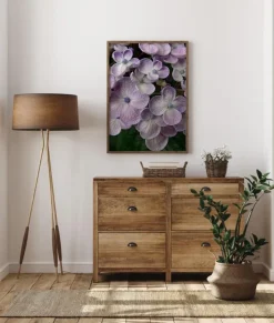 Purple Flower Plakat (21x29.7 cm (A4))