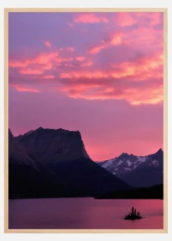 Purple Night Plakat (21x29.7 cm (A4))