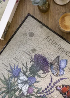 Puslespilsramme Sort 70x100 cm