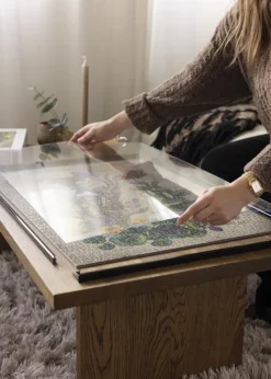 Puslespilsramme Sort 50x66,5 cm