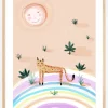 Rainbow Leopard Plakat (21x29.7 cm (A4))