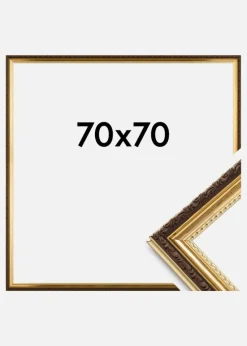 Ramme Abisko Akrylglas Guld 70x70 cm