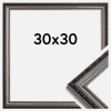 Ramme Abisko Akrylglas Sølv 30x30 cm