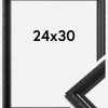Ramme Abisko Akrylglas Sort 24x30 cm
