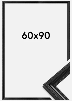 Ramme Abisko Akrylglas Sort 60x90 cm