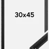 Ramme Abisko Akrylglas Sort 30x45 cm