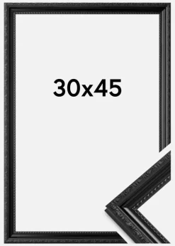 Ramme Abisko Akrylglas Sort 30x45 cm