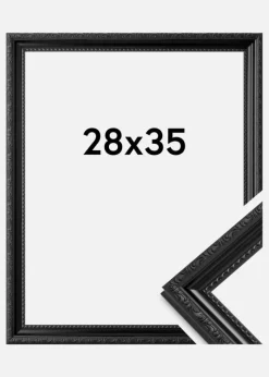 Ramme Abisko Akrylglas Sort 28x35 cm