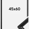 Ramme Abisko Akrylglas Sort 45x60 cm
