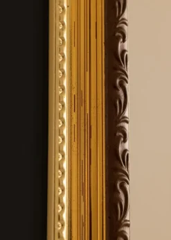 Ramme Abisko Guld 35x50 cm - Passepartout Sort 10x15 inches (25,4x38,1 cm)