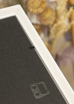 Ramme Abisko Hvid 24x30 cm - Passepartout Hvid 6x8 inches