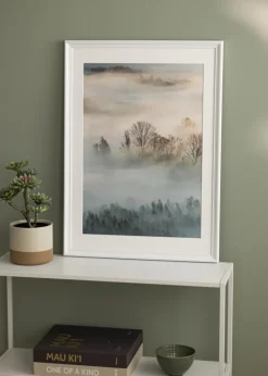 Ramme Abisko Hvid 50x70 cm - Passepartout Hvid 16x24 inches