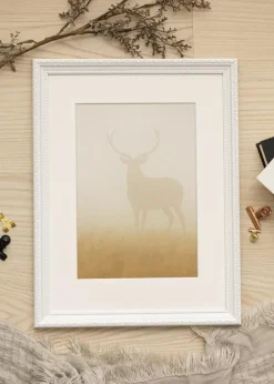 Ramme Abisko Hvid 70x70 cm - Passepartout Hvid 60x60 cm