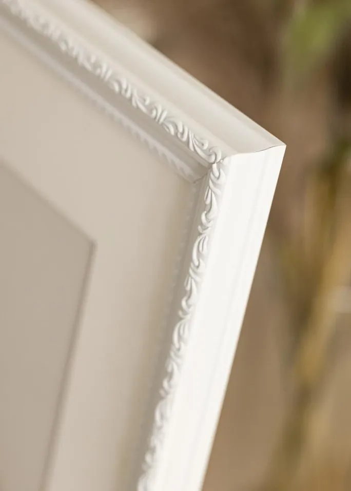 Ramme Abisko Hvid 30x40 cm - Passepartout Hvid 21x29,7 cm (A4)