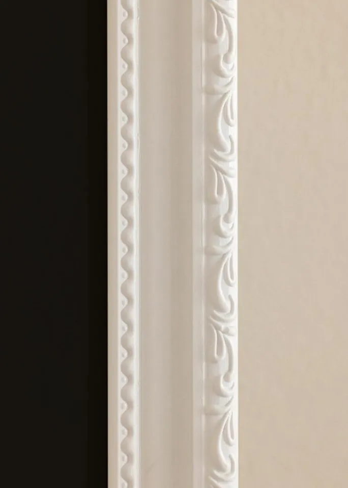 Ramme Abisko Hvid 40x60 cm - Passepartout Sort 30x50 cm