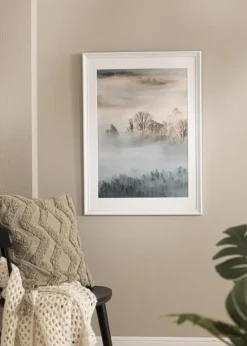 Ramme Abisko Hvid 20x30 cm - Passepartout Hvid 10x20 cm