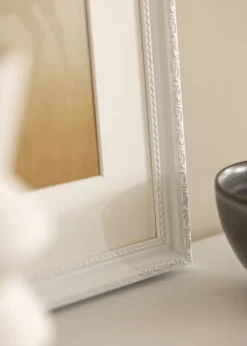 Ramme Abisko Hvid 40x50 cm - Passepartout Hvid 27,5x37 cm