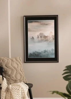 Ramme Abisko Sølv 40x60 cm - Passepartout Sort 30x50 cm