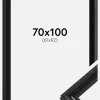 Ramme Abisko Sort 70x100 cm - Passepartout Sort 62x93 cm