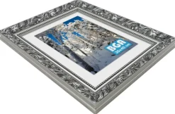 Ramme Alvastra Sølv - Valgfri Størrelse (Plexiglas)