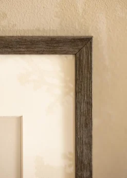 Ramme Ares Grå Eg 45x60 cm - Passepartout Hvid 13x19 inches