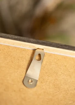 Ramme Ares grå Eg 50x65 cm - Passepartout Hvid 15x22 inches