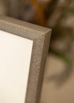 Ramme Ares Grå 20x25 cm - Passepartout Hvid B6 125x176 mm